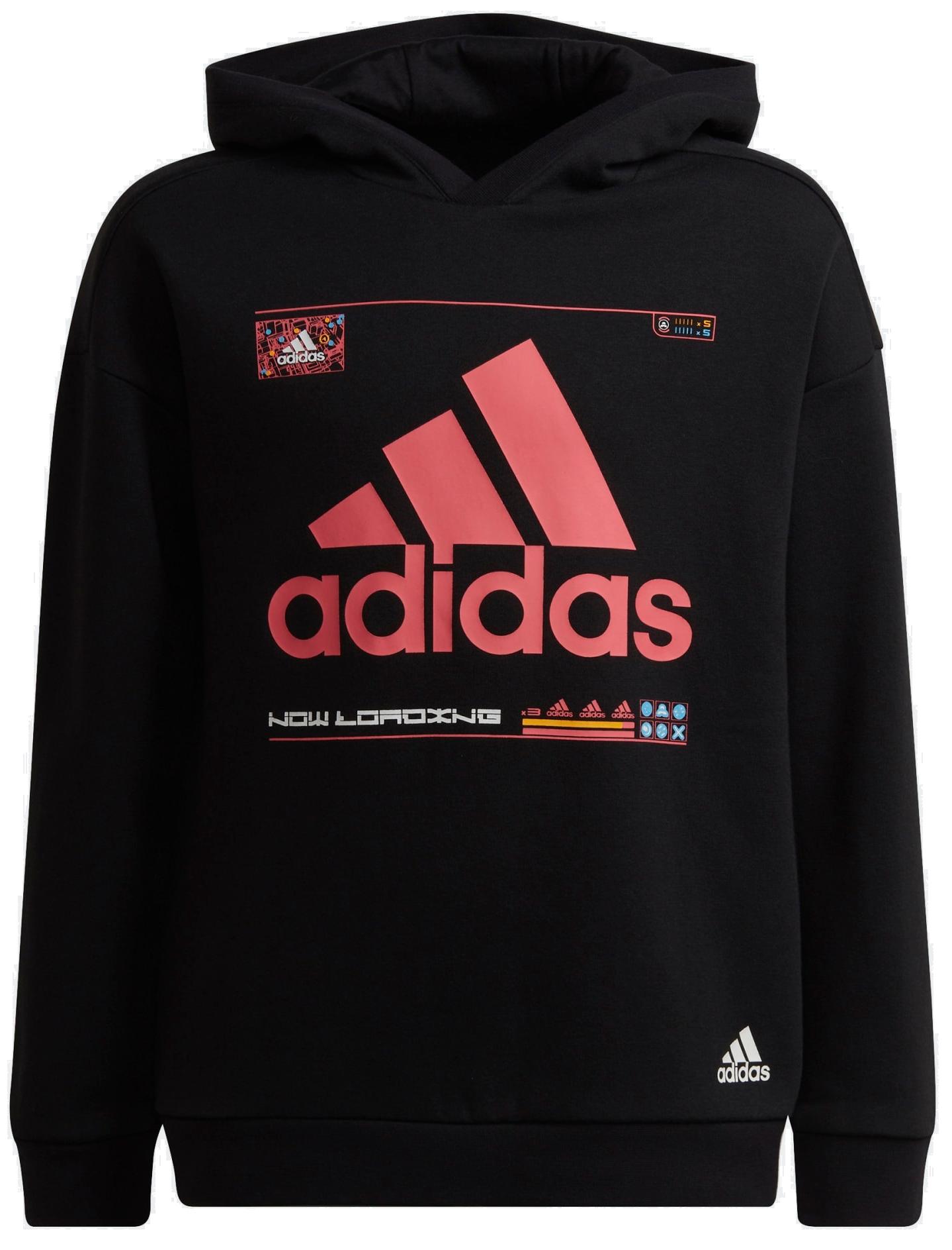 фото Худи детское adidas u arkd3 черный/красный р.164