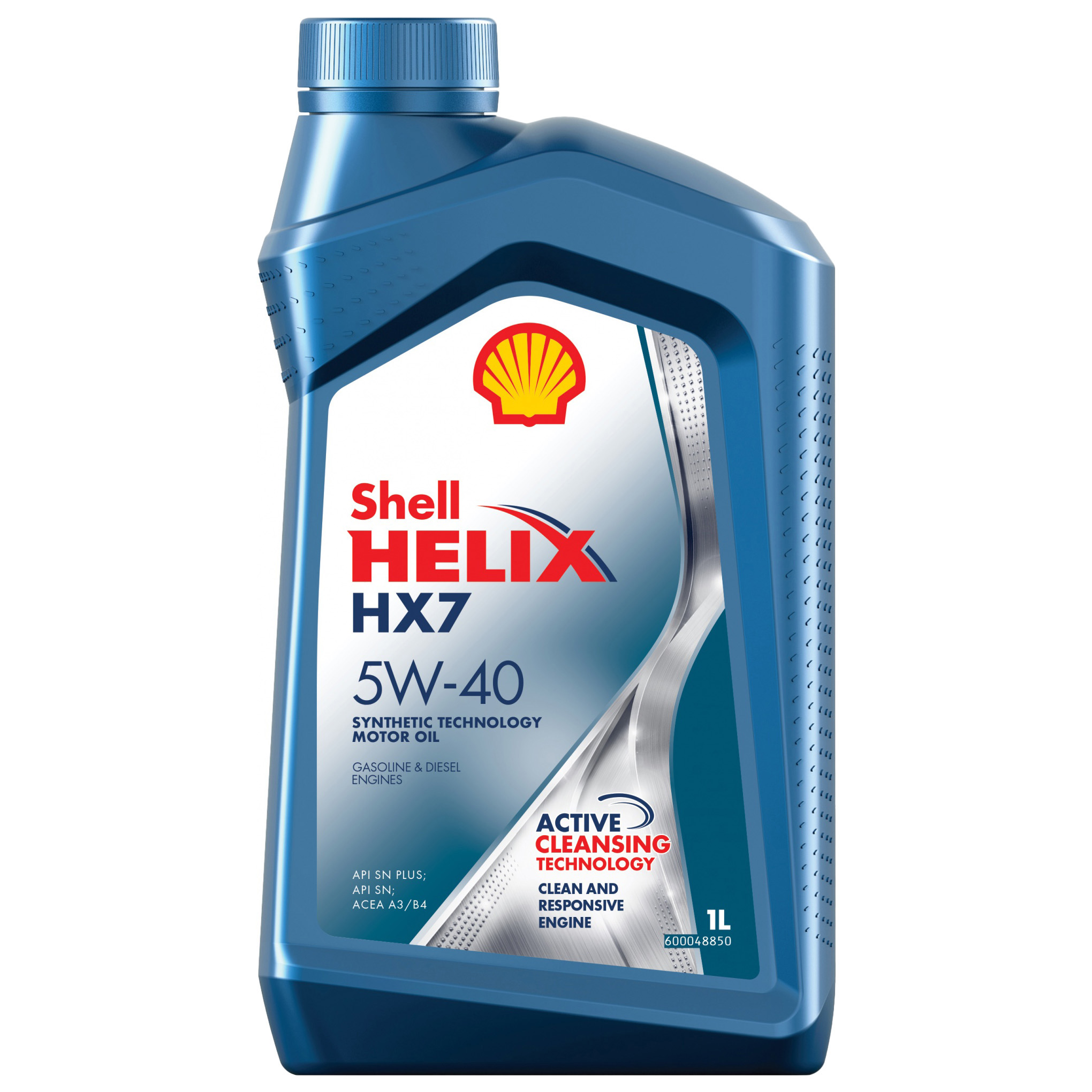 Масло Shell моторное 5W40 HX 7 A3/B3, A3/B4, SN/CF, SG+ 1л (полусинтетика)
