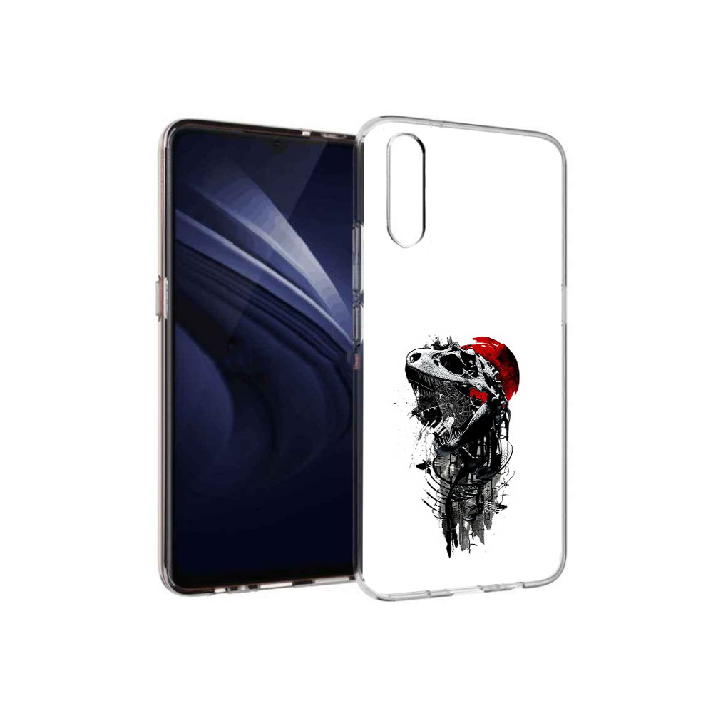 

Чехол MyPads Tocco для Vivo V17 Neo вымерший динозавр (PT226959.388.284), Прозрачный, Tocco