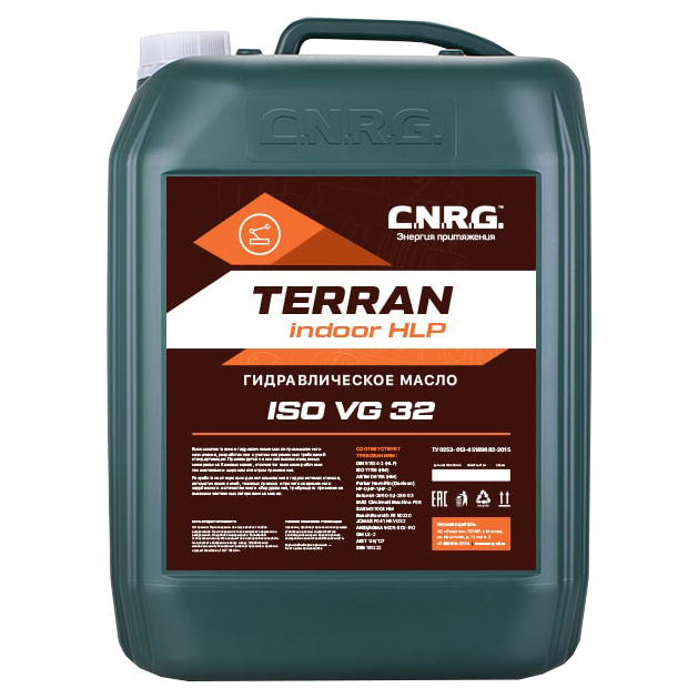 фото Масло гидравлическое terran indoor hlp 32 20л cnrg