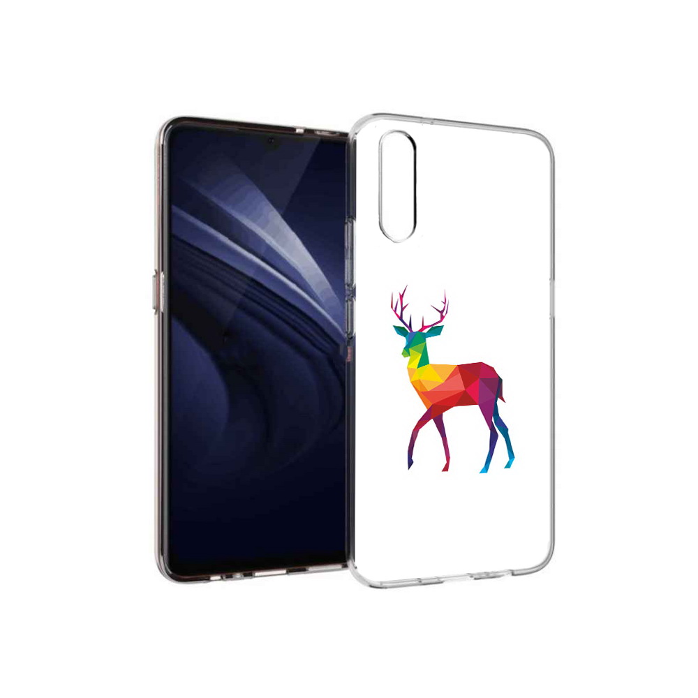 

Чехол MyPads Tocco для Vivo V17 Neo геометрический олень (PT226959.388.286), Прозрачный, Tocco