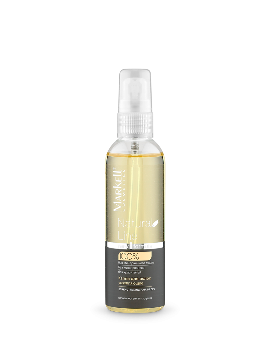 

Масло капли для волос укрепляющее Markell NATURAL LINE 100 мл, NATURAL LINE