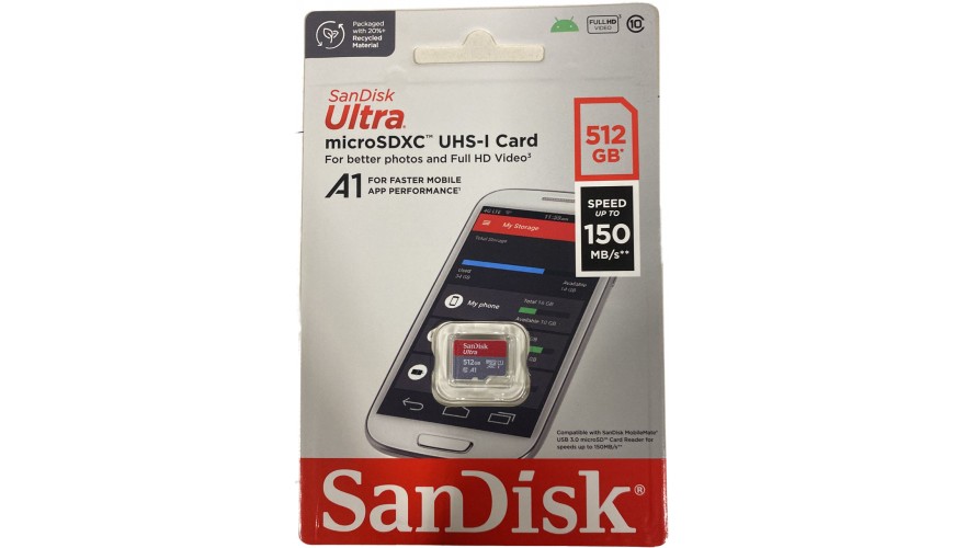 фото Карта памяти sandisk ultra 512gb microsdxc class 10 (sdsquac-512g-gn6mn)