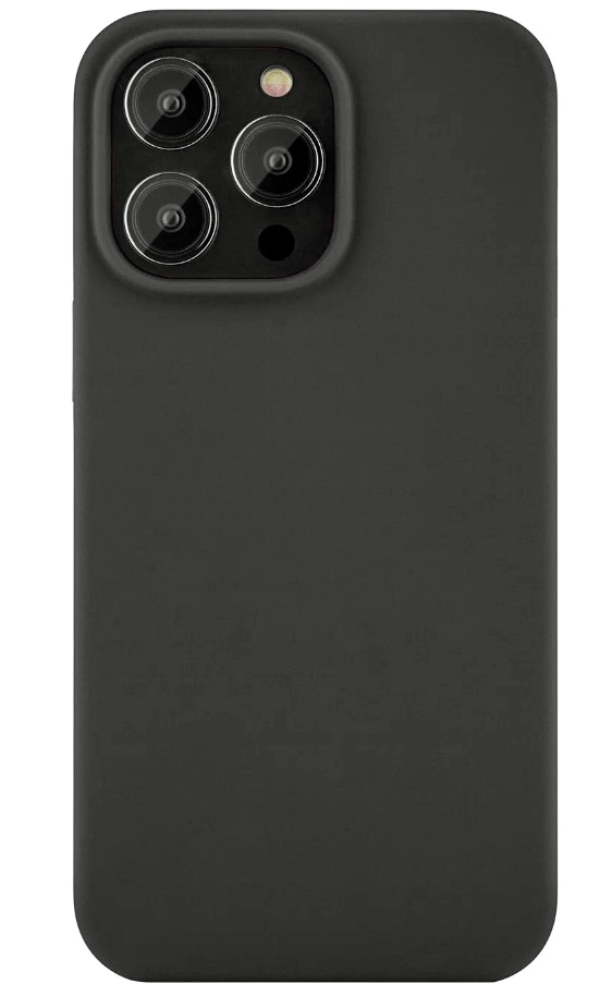 

Чехол-накладка для iPhone 14 Pro Max, Silicon Case, без лого, угольно-серый, Черный