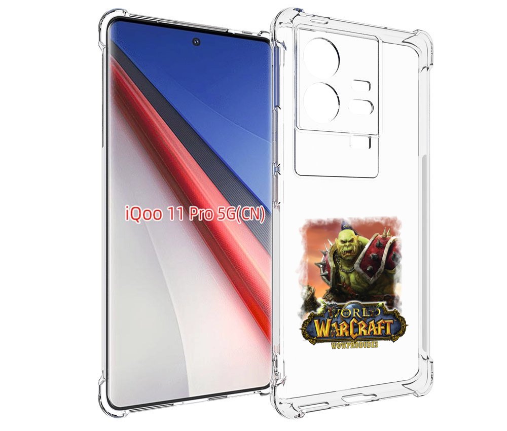 

Чехол бампер MyPads Варкрафт для Vivo iQOO 11 Pro противоударный, Прозрачный, Tocco