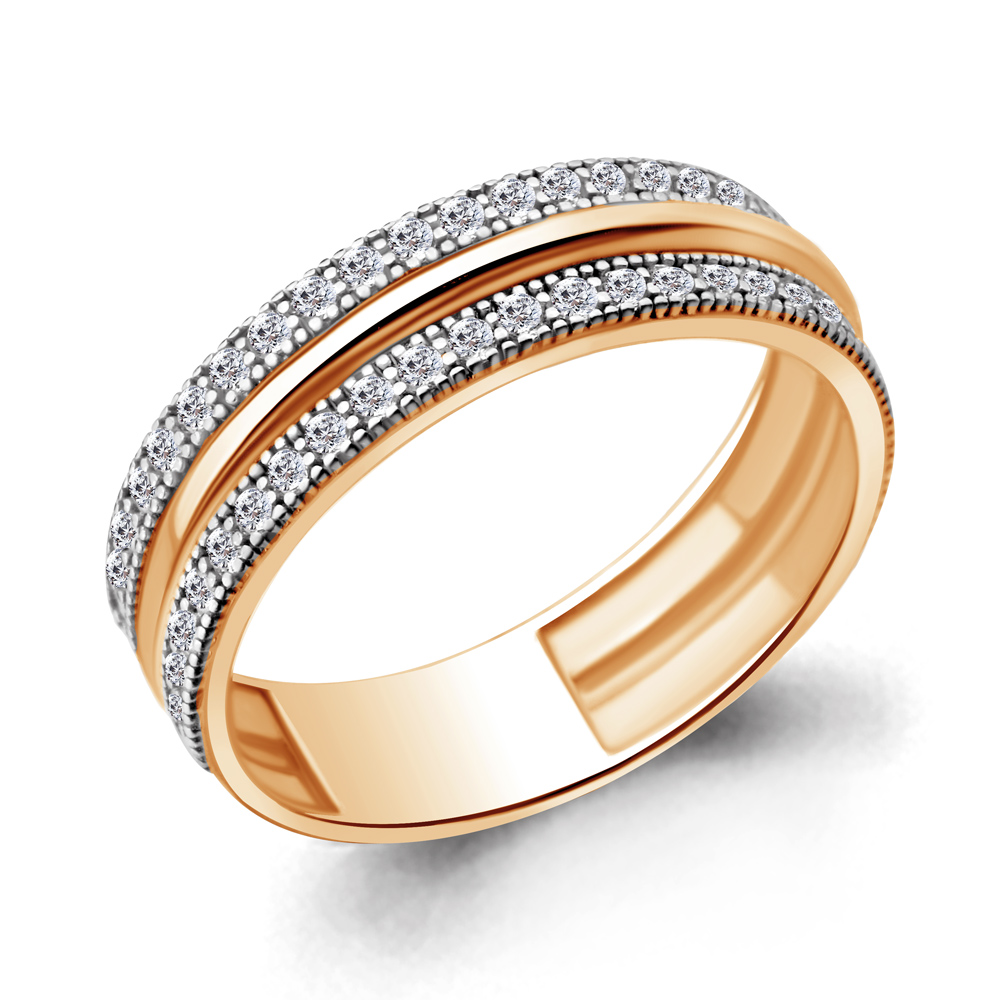 

Кольцо из серебра с фианитом р. 18 Aquamarine 68840А_925_з, 68840А_925_з