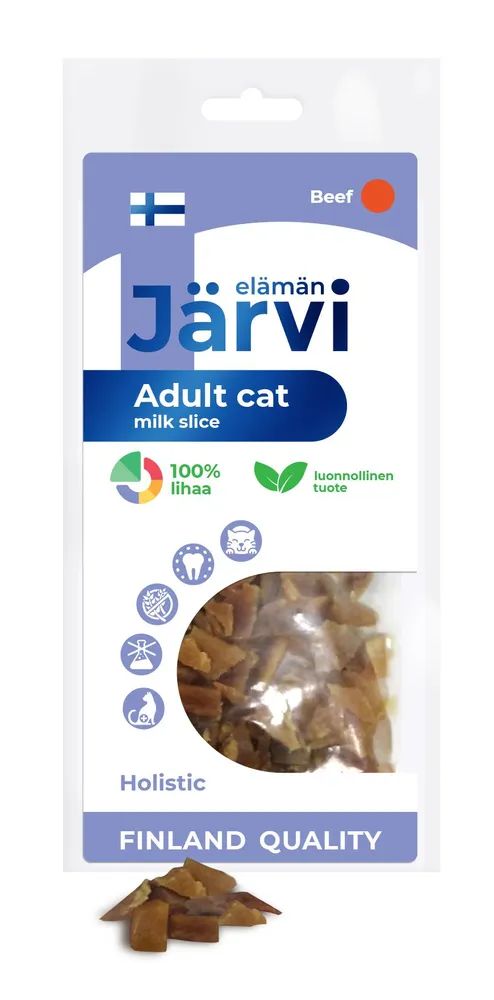 Лакомство для кошек Jarvi Молочный ломтик говядина 20 гр