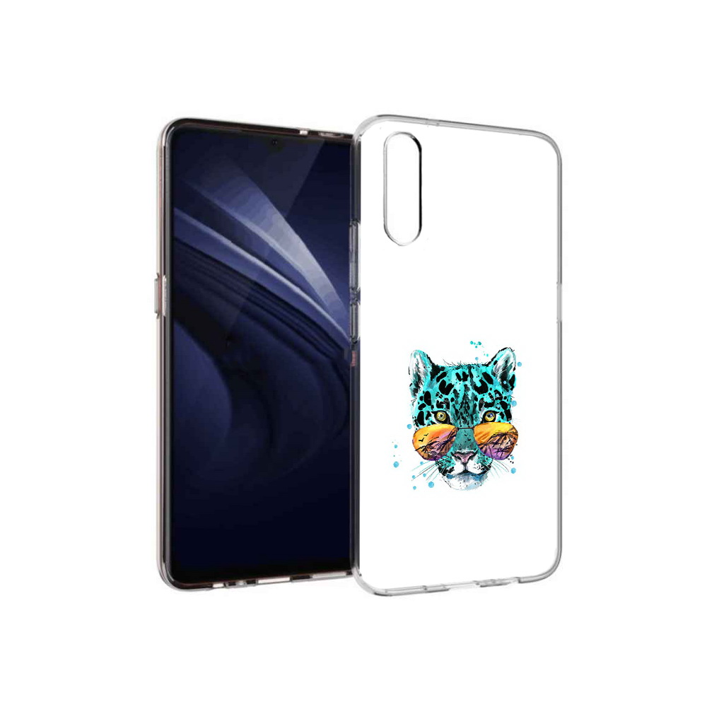 

Чехол MyPads Tocco для Vivo V17 Neo голубой лео (PT226959.388.294), Прозрачный, Tocco