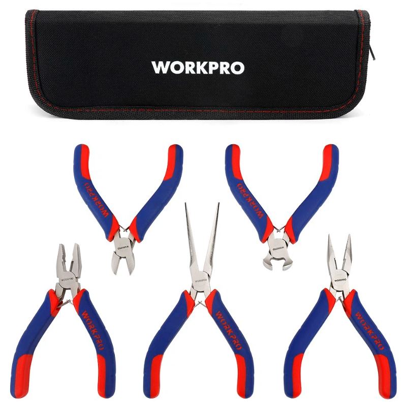 

Набор губцевого инструмента мини WORKPRO WP201015, набор из 5 предметов