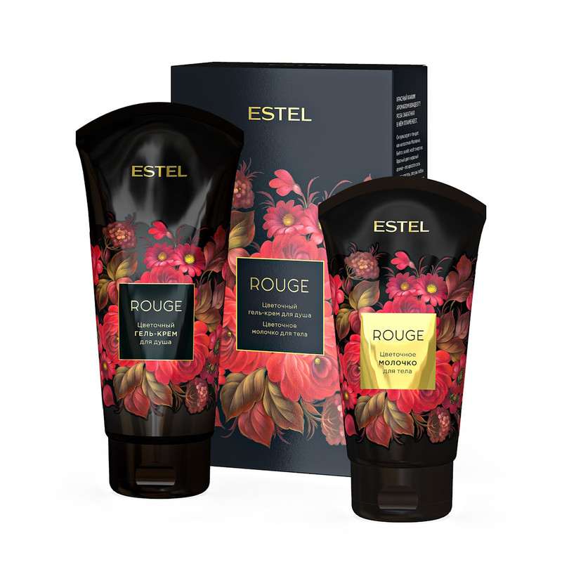 Подарочный набор для ухода за телом ESTEL Rouge увлажняющий 200 150 мл набор estel niagara для завивки нормальных волос