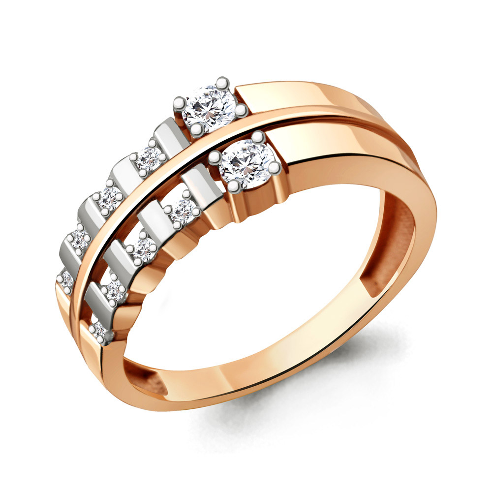 

Кольцо из серебра с фианитом р. 16,5 Aquamarine 68863А_925_з, 68863А_925_з