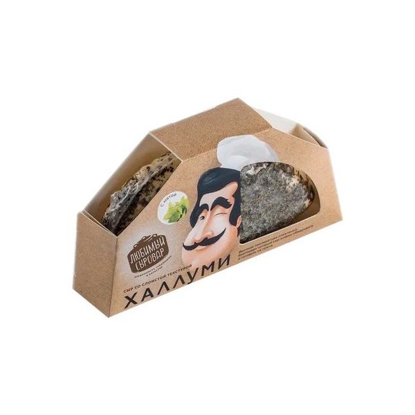 

Сыр полутвердый Любимый сыровар Халлуми по-итальянски 45% +-1 кг