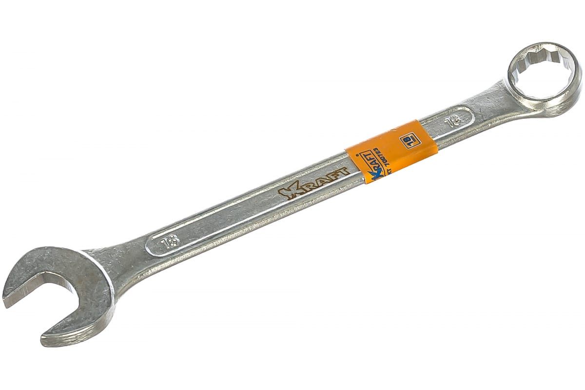 KRAFT KT700723 Ключ комбинированный 18 мм Master накидной ключ kraft