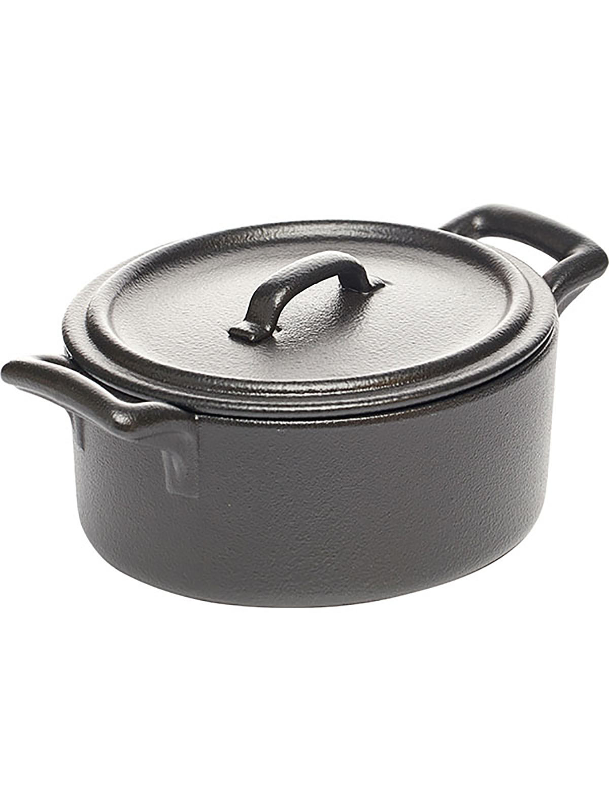 Форма для запекания Revol Belle Cuisin с ручками керамическая 13,5x12,2 см с крышкой чер