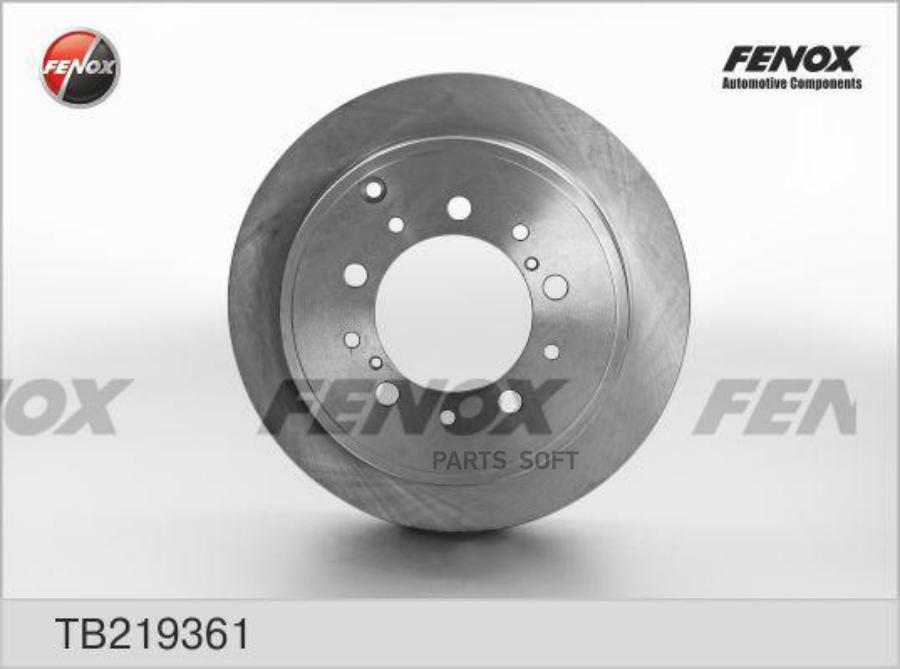 

FENOX TB219361 Диск тормозной | зад прав/лев |