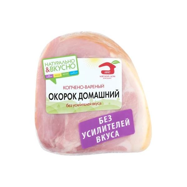 

Окорок копчено-вареный МД Бородина Домашний