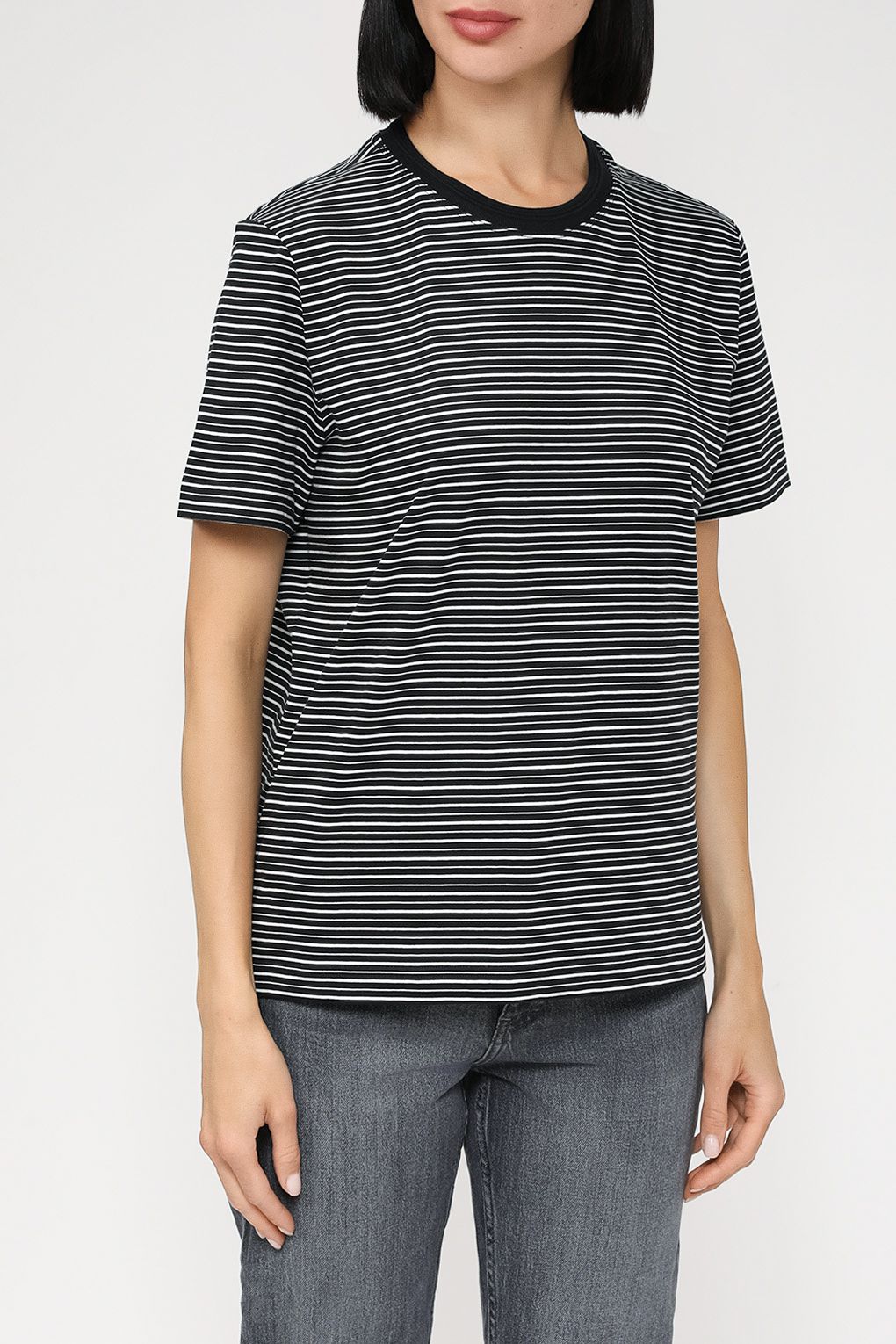 

Футболка женская Esprit Casual 073EE1K306 черная S, Черный, 073EE1K306