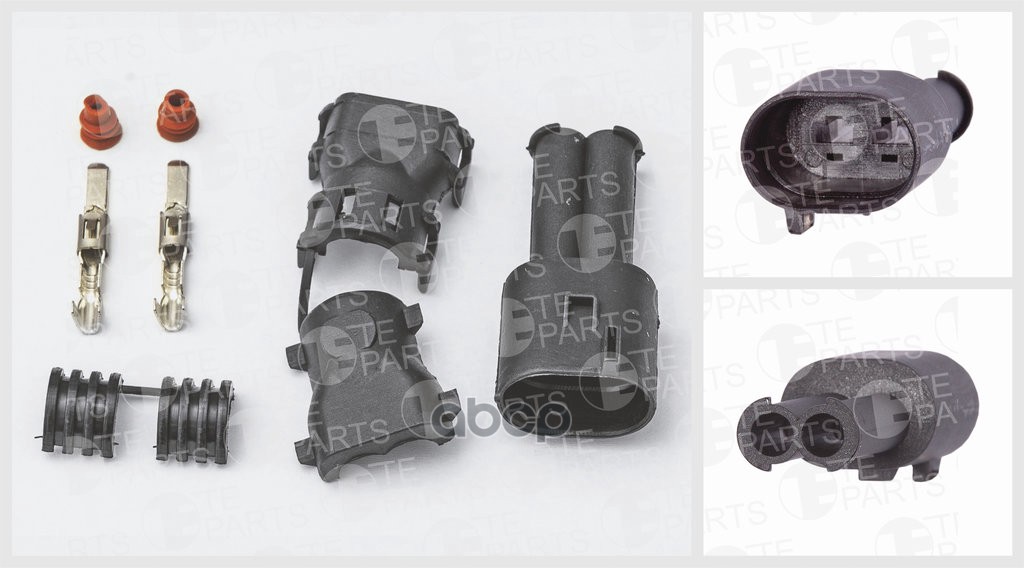 

Разъём 2х Контактный (Ответная Часть 7811410) (Комплектация: 2-Pin, 2 Уплотнения, Уплотнен