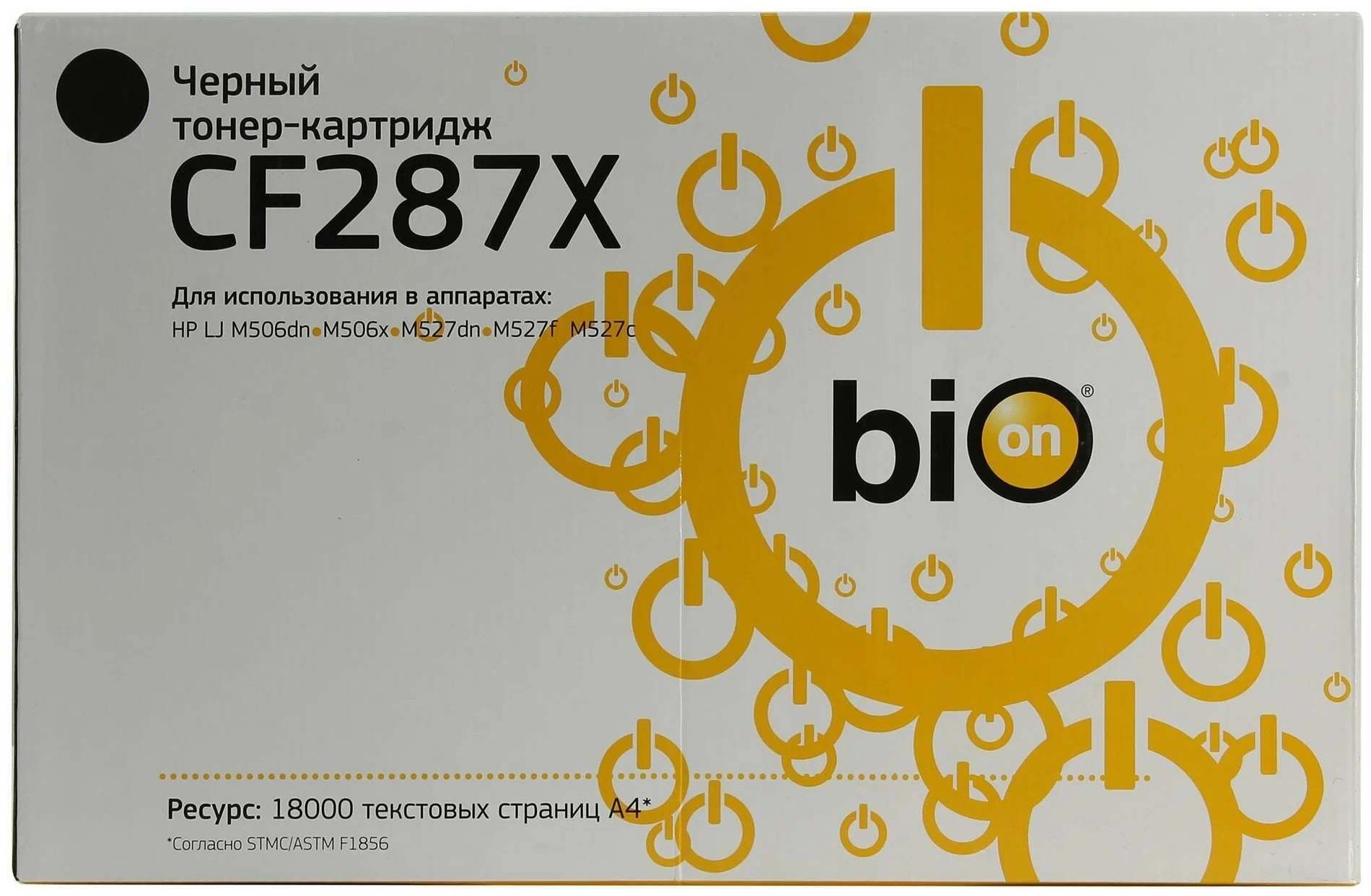 

Картридж для лазерного принтера Bion (Bion CF287X) черный, совместимый