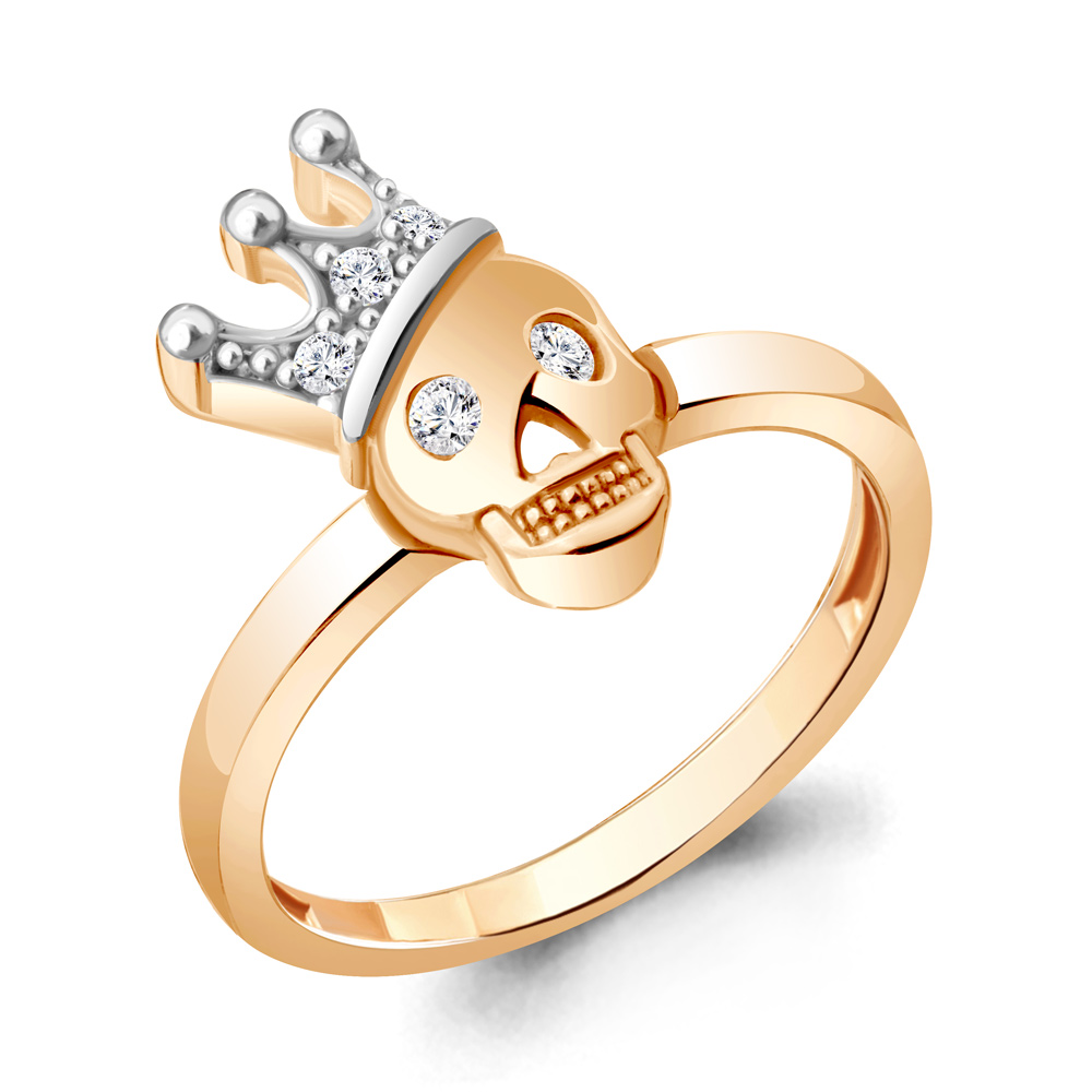 

Кольцо из серебра с фианитом р. 16,5 Aquamarine 68899А_925_з, 68899А_925_з
