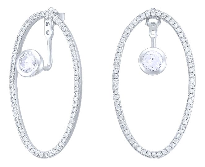 

Серьги из серебра с фианитом Silver Wings 02FYE8313-113, 02FYE8313-113