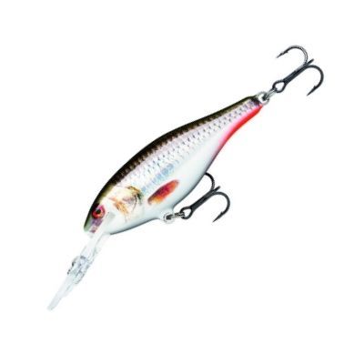 

Воблер Rapala Shad Rap 8 г, 70 мм, ROHL, 1 шт., Серебристый;черный, Shad Rap