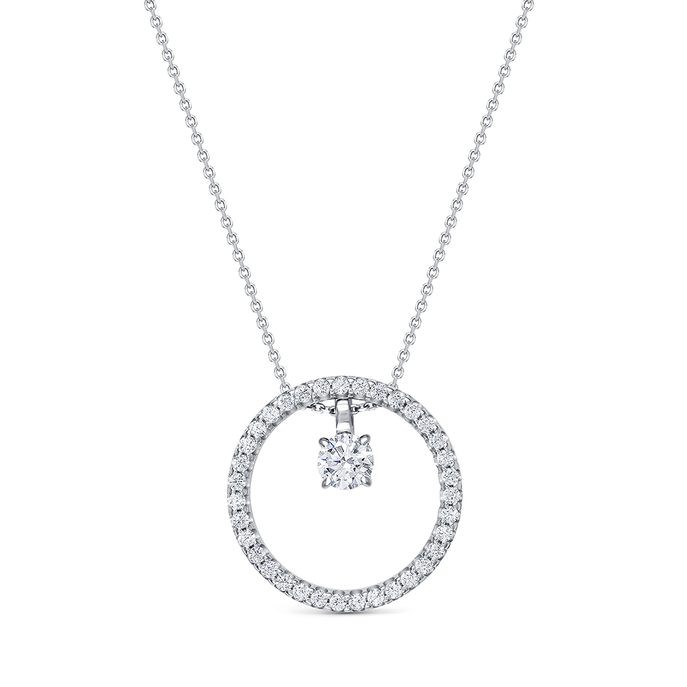 

Колье из серебра с фианитом 50 см Yahont 198259, 198259