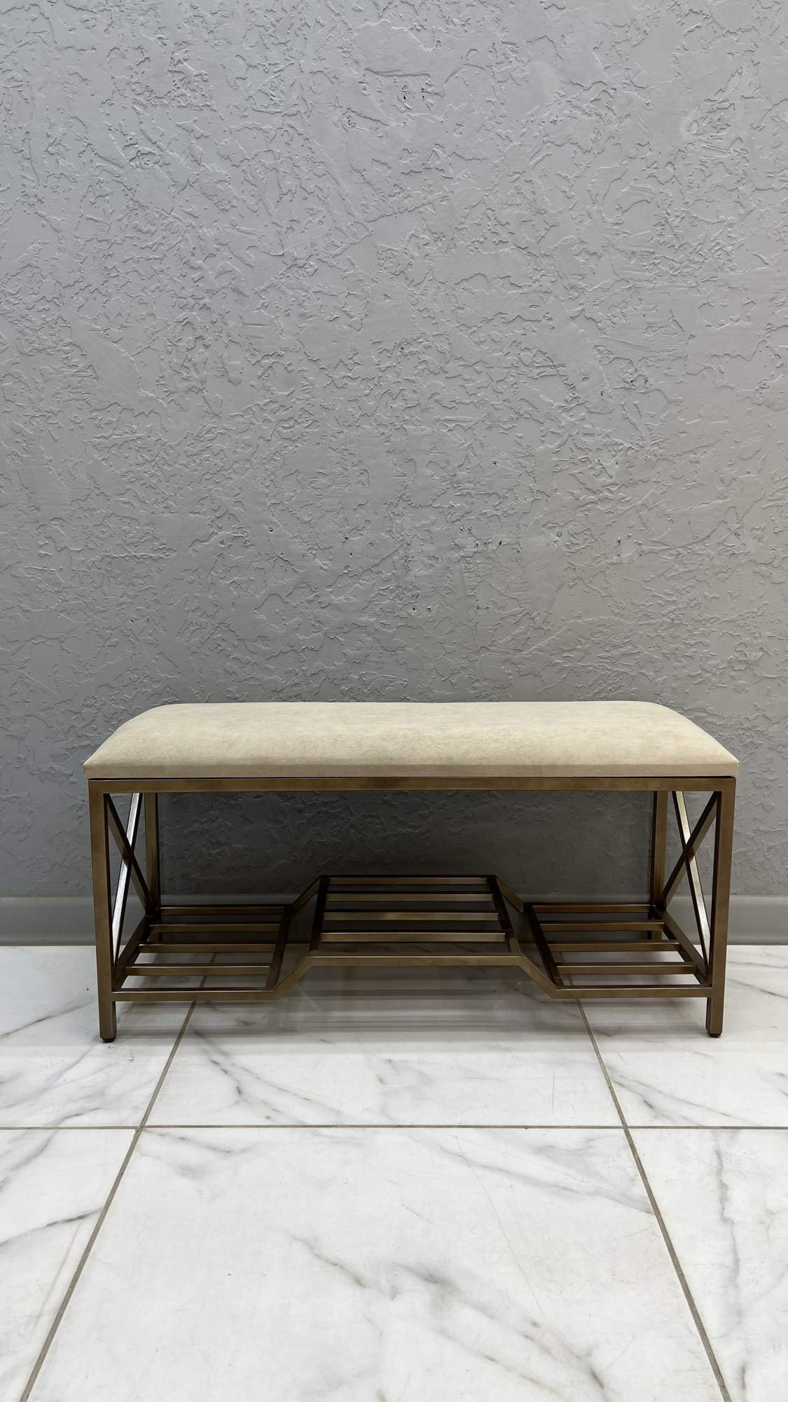 Банкетка-обувница STEEL MEBEL БК2ПБ-9 бежевый 16317₽