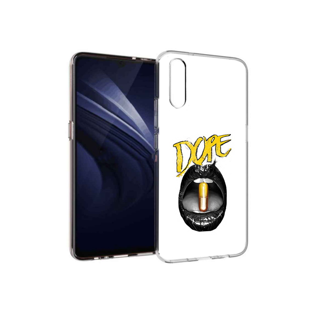 

Чехол MyPads Tocco для Vivo V17 Neo губы (PT226959.388.303), Прозрачный, Tocco