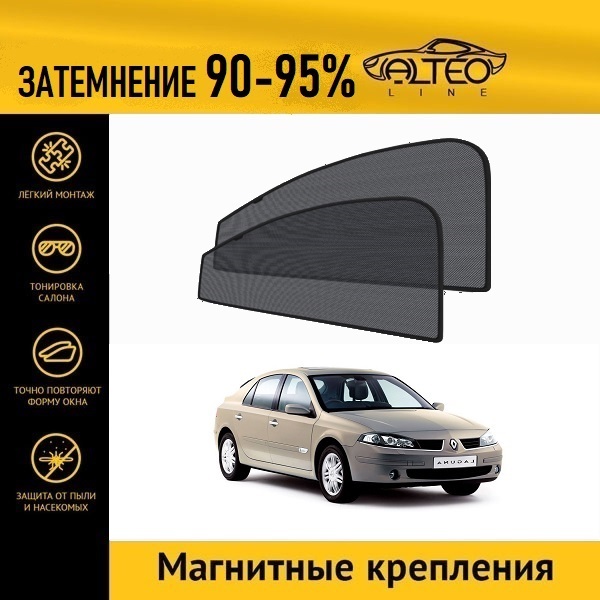 

Автошторки ALTEO на Renault Laguna 2, рестайлинг (2005-2008) лифтбек