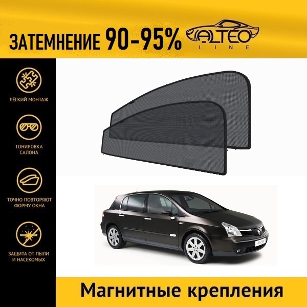 

Автошторки ALTEO на Renault VelSatis, 1 рестайлинг (2005-2009)
