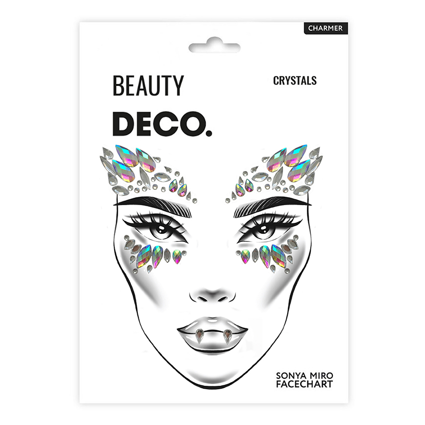 

Кристаллы для лица и тела DECO. CRYSTALS by Miami tattoos (Charmer), Мультиколор