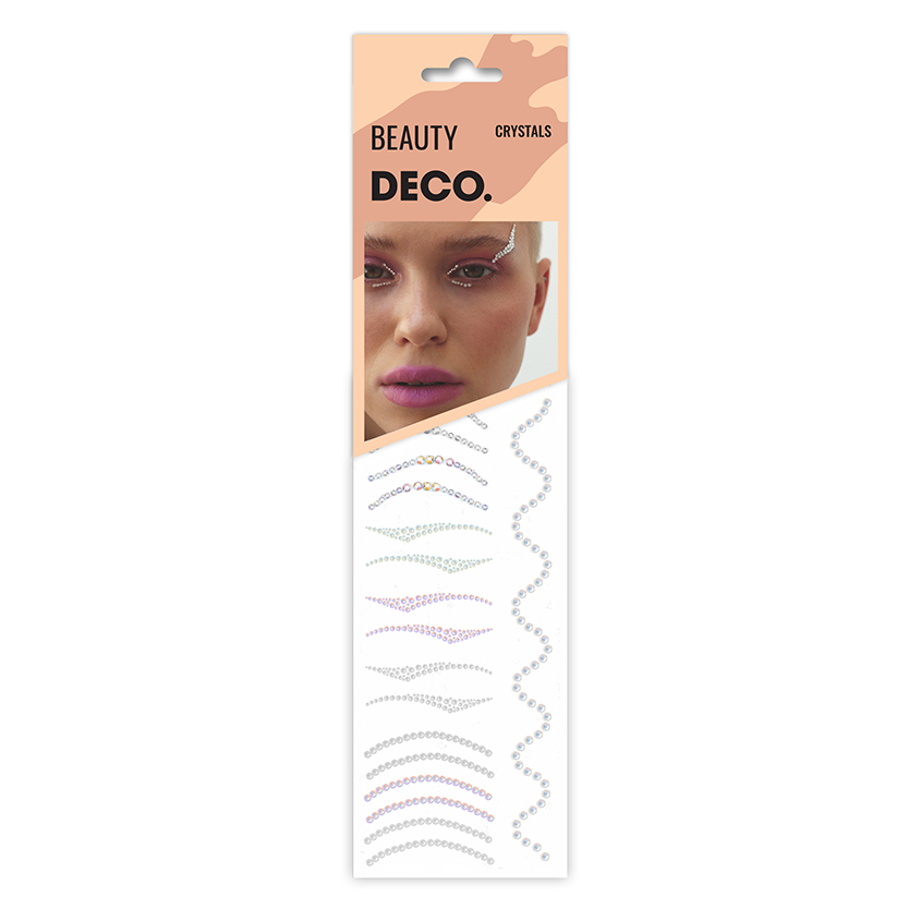 

Кристаллы для лица и тела DECO. CRYSTALS by Miami tattoos (Shiny gaze), Мультиколор