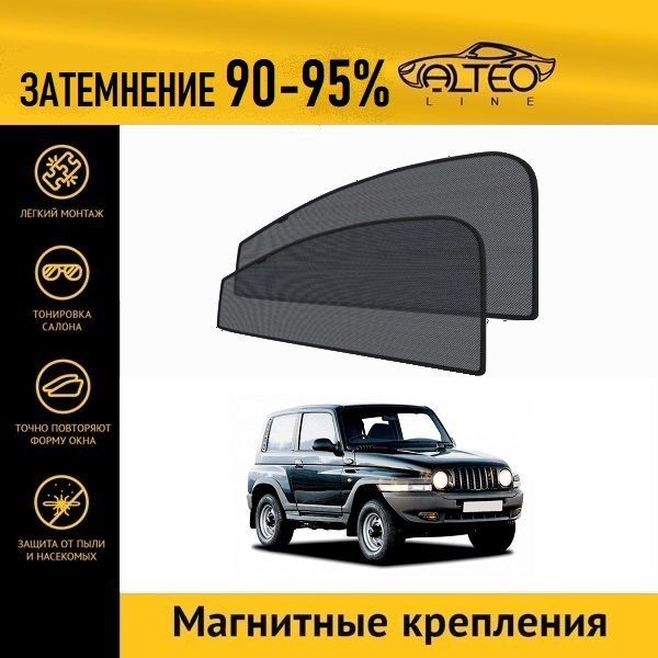 

Автошторки ALTEO на Ssang Yong Korando, 2 (1996-2006) джип 3D