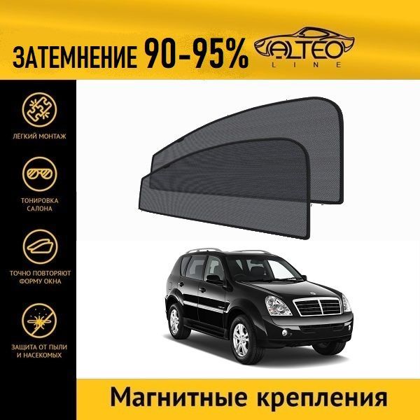 

Автошторки ALTEO на Ssang Yong Rexton, 1 рестайлинг (Y250) (2006-2012)