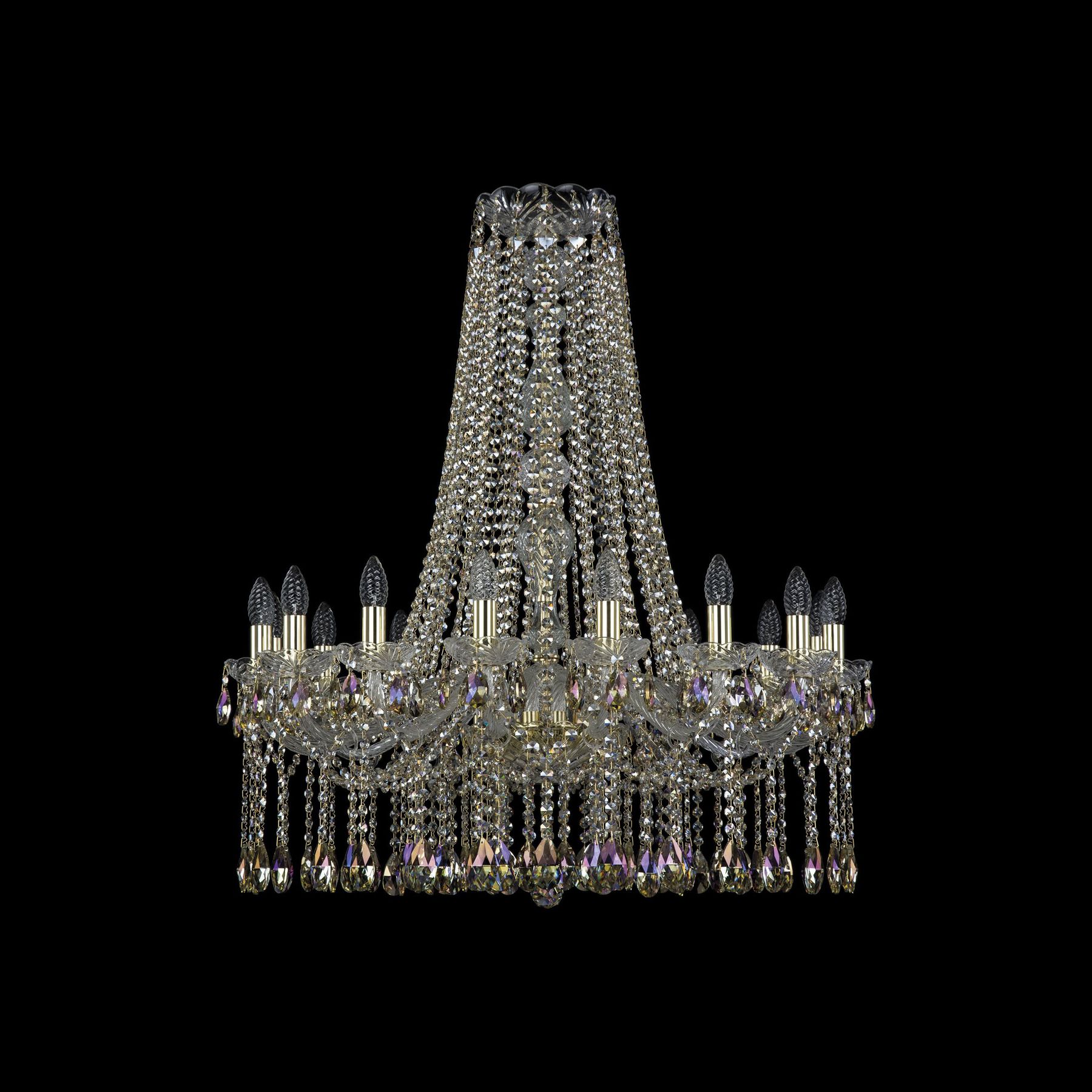 

Хрустальная люстра 1413/16/300/h-93 G R801 Bohemia Ivele Crystal, 1413/16/300/h-93 G R801