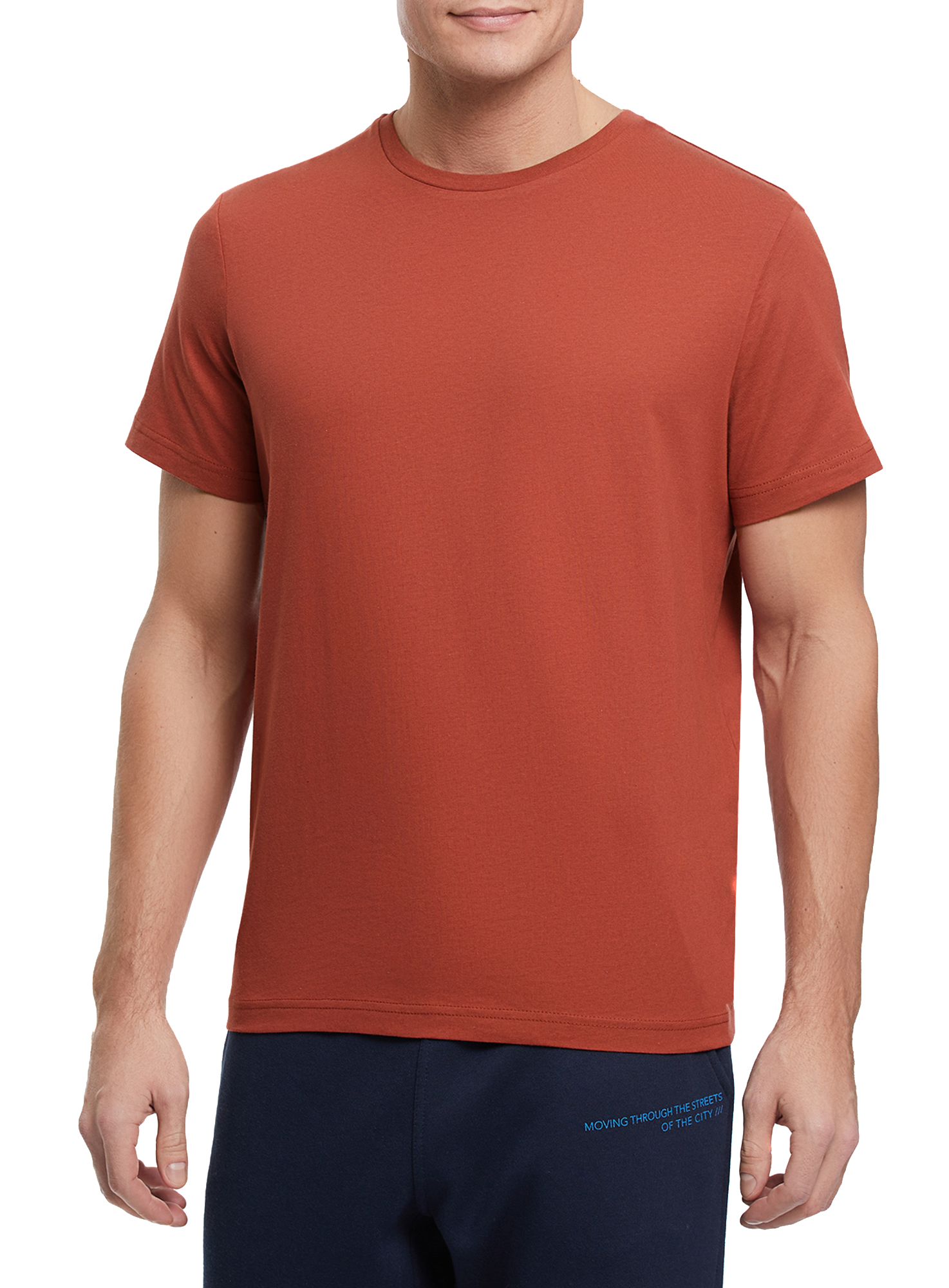

Футболка мужская oodji 5L641001M красная 2XL, 5L641001M