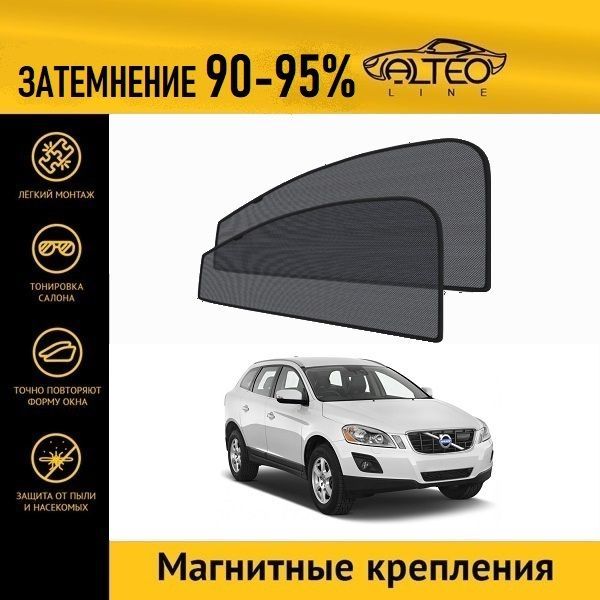 

Автошторки ALTEO на Volvo XC60, 1 (2008-2013)