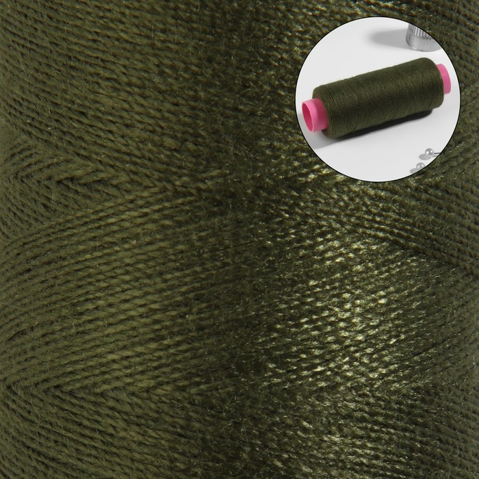 

Нитки Арт Узор 40/2, 200 м, цвет хаки №422, 10шт., Коричневый