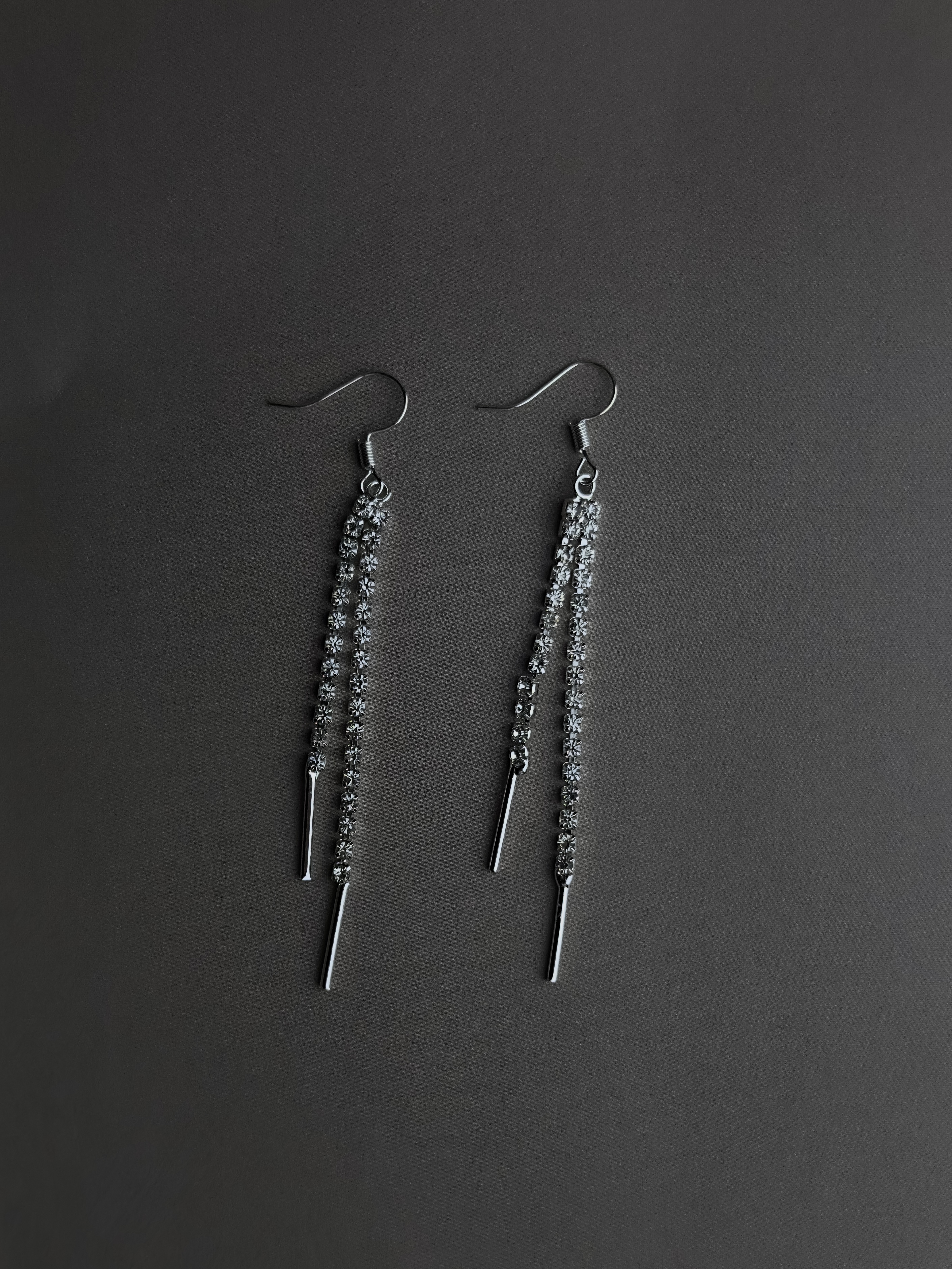 

Серьги из металла NoBrand SP, камень искусственный, SP