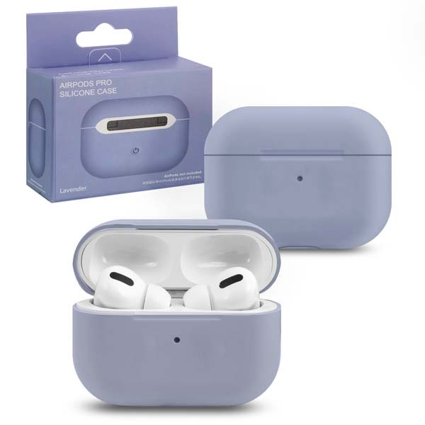 фото Чехол airpods pro silicone sky lavender nobrand