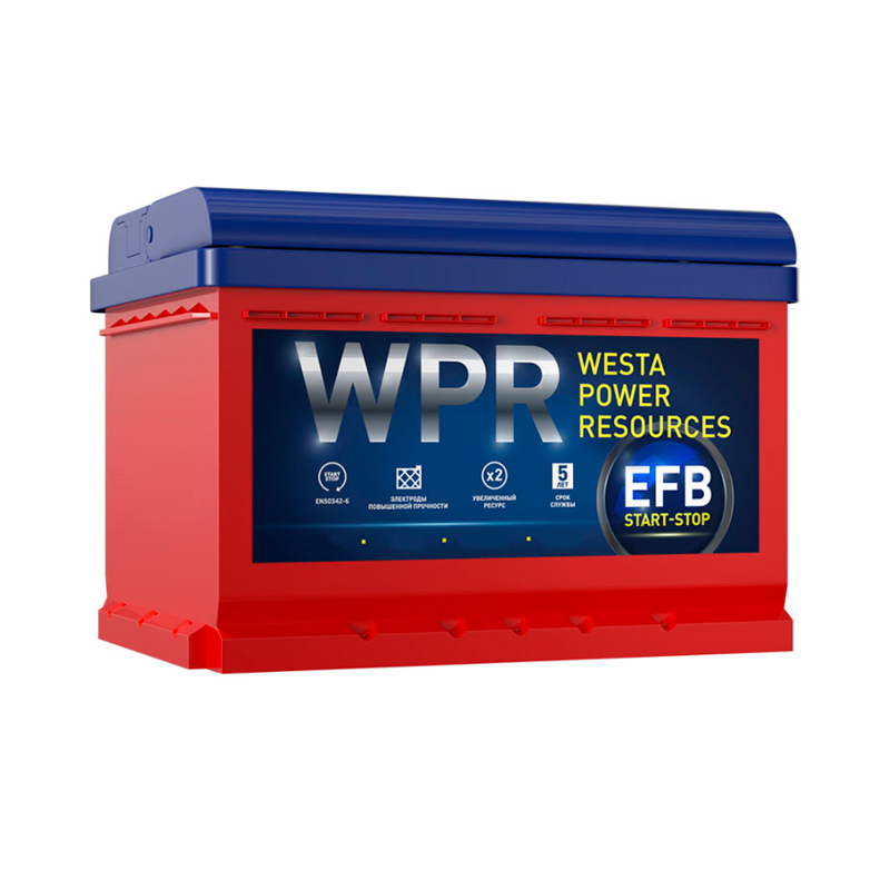 Аккумулятор westa. WPR EFB аккумулятор. Westa Red EFB 62 Ач 650 а. Аккумулятор автомобильный WPR 60. АКБ Westa EFB 110.