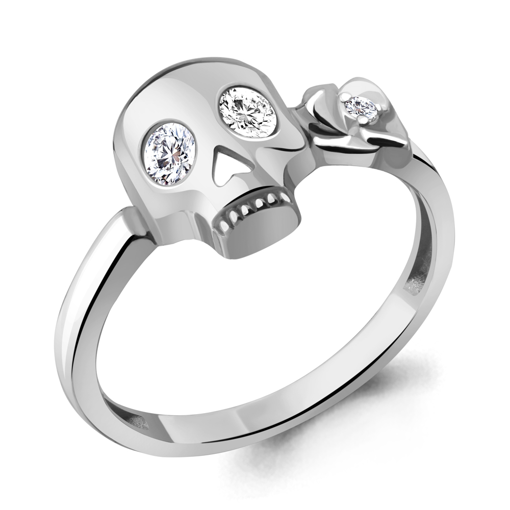 

Кольцо из серебра с фианитом р. 19 Aquamarine 68900А_925_р, 68900А_925_р