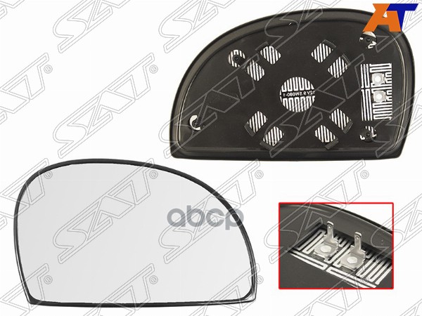 

Стекло Зеркала Hyundai Accent 00-06 Accent Tagaz 03- Rh Сферическое С Обог