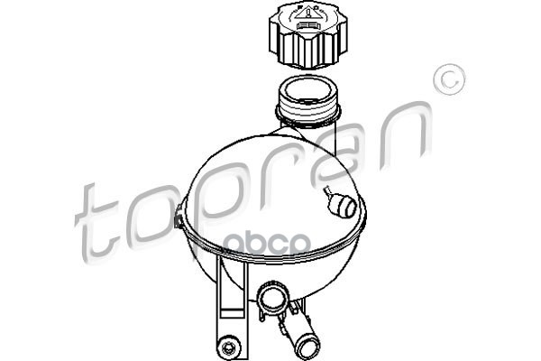 Бачок Расширительный (Замена Для Hp-722729755) topran арт. 722729001