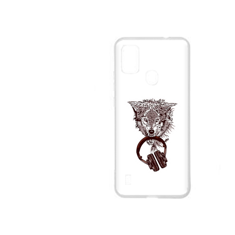 Чехол MyPads Tocco для ZTE Blade A51 дикий волк (PT160198.458.325)
