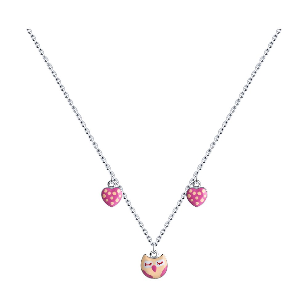 

Колье из серебра с эмалью 35 см Yahont 239048, 239048