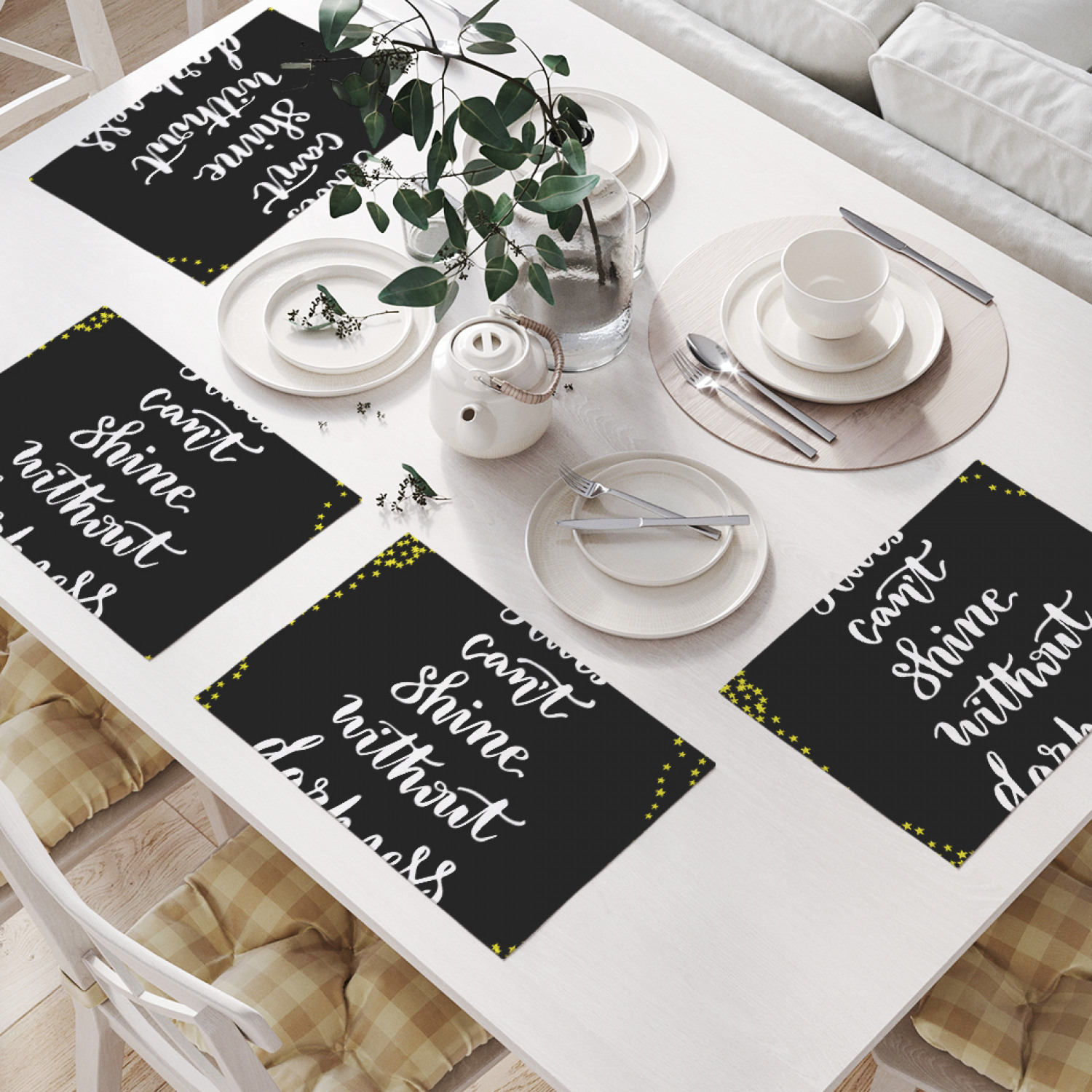 

Комплект салфеток JoyArty "Философская формулировка" (32х46 см, 4 шт.), Философская формулировка