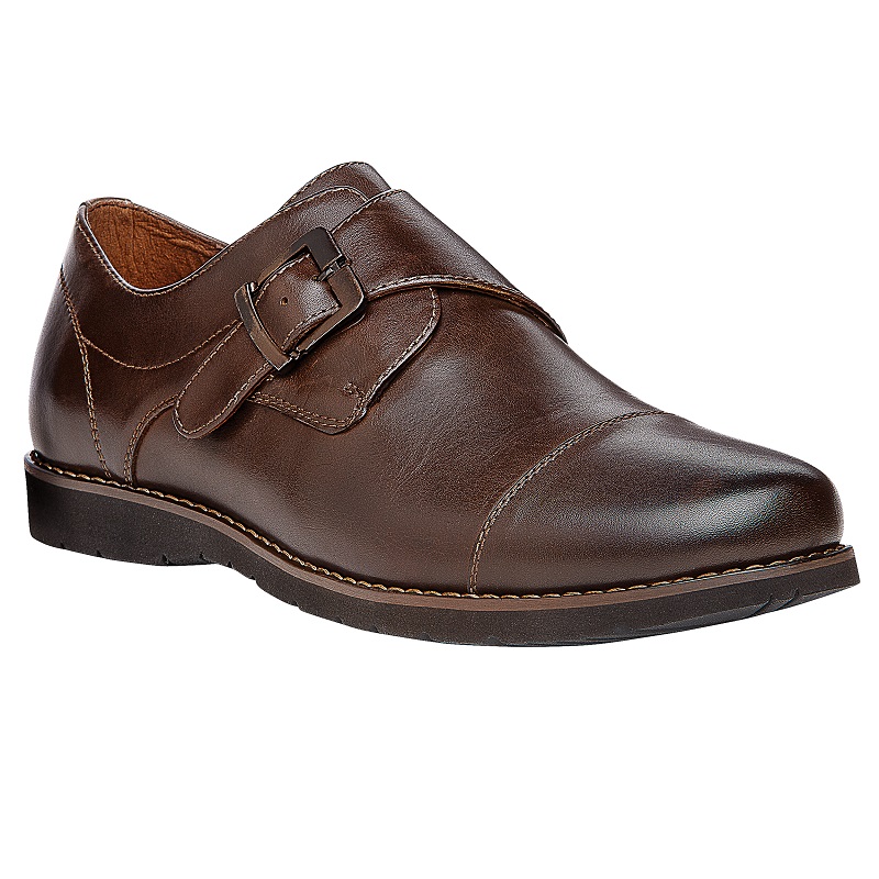 Туфли мужские Propet MDX003LCHO-5E коричневые 48 RU