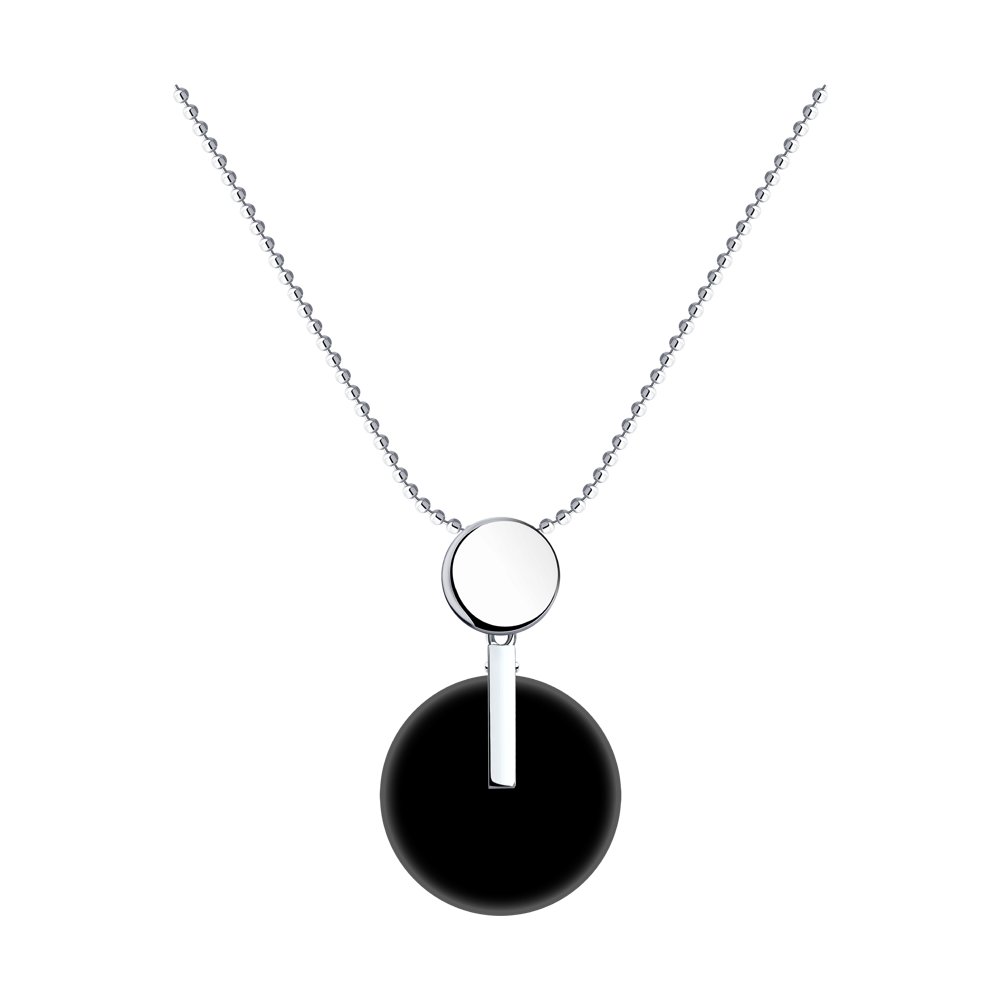 

Колье из серебра с агатом 50 см Yahont 246543, 246543